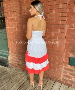 Folklore & Tradition Traditional Rosalia Halter Dress