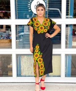 Folklore & Tradition Sunflower Amor - Black Traditional