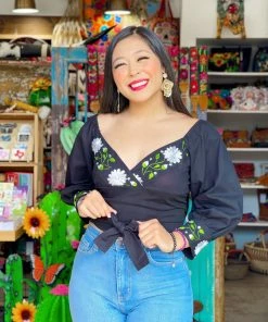 Folklore & Tradition Sophia Puff-Sleeve Top