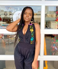 Folklore & Tradition Sophie Jumper - Black Silk 5 Folklore & Tradition Sophie Jumper - Black Silk