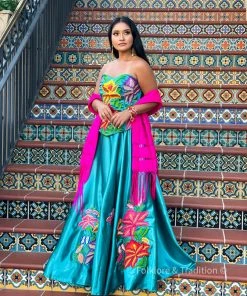 Folklore & Tradition Gala De Mi Tierra (Azul) Folklore Gala Collection