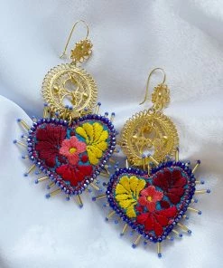 Folklore & Tradition San Antonino Hearts No.10 Earrings