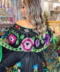 Folklore & Tradition Floral Petatillo Dress