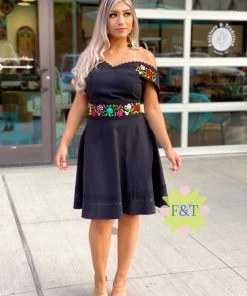 Folklore & Tradition Juliet Off-Shoulder Midi