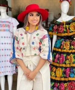 Folklore & Tradition Oax Huipil Top Tops