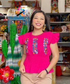 Folklore & Tradition Tops Carmen Ruffled Top 6 Folklore & Tradition Tops Carmen Ruffled Top