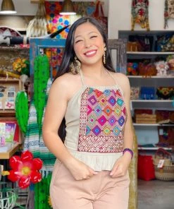 Folklore & Tradition Amora Halter Top Tops