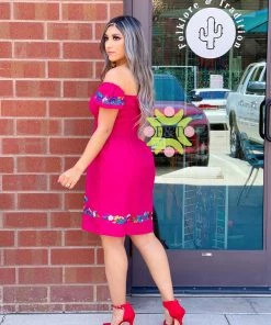 Folklore & Tradition Hermosa Off-Shoulder Mini