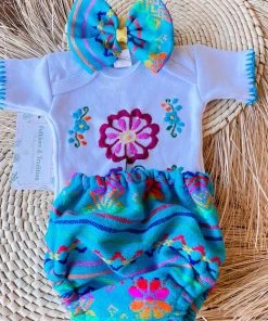 Folklore & Tradition KIDS Baby Fiesta Set (Azul)