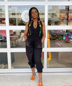 Folklore & Tradition Sophie Jumper - Black Silk