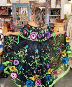 Folklore & Tradition Floral Petatillo Dress