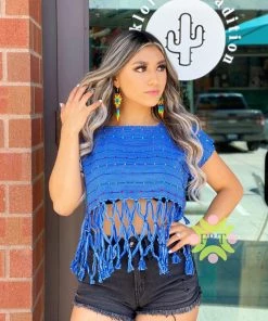 Folklore & Tradition Tops Playa Crop Top