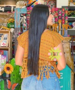 Folklore & Tradition Tops Playa Crop Top