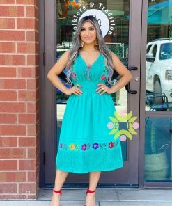 Folklore & Tradition Fiesta Midi Dress