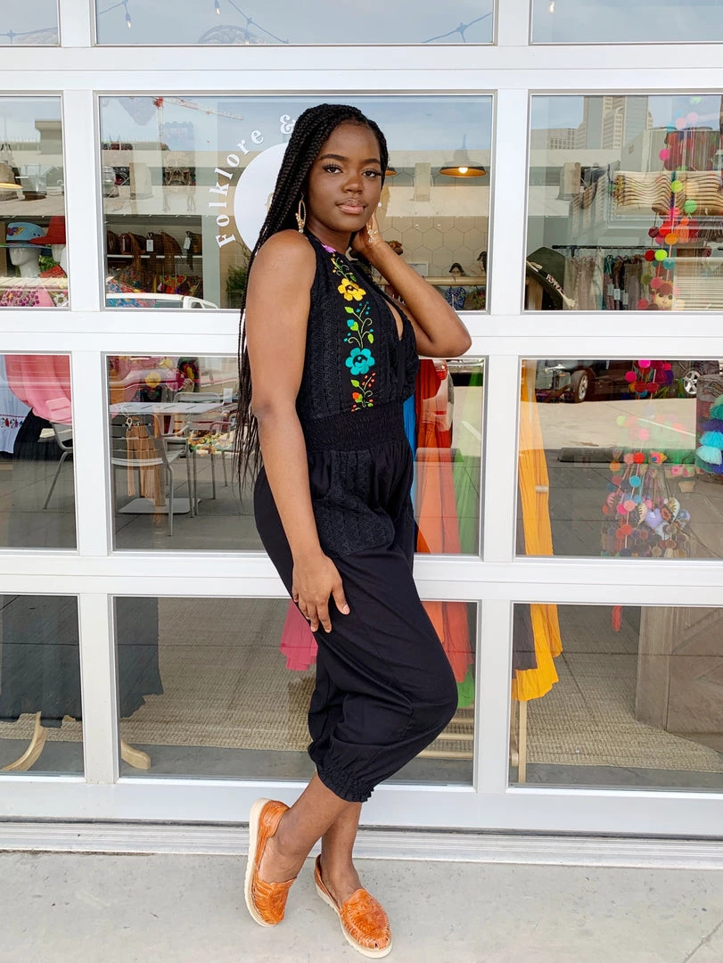 Folklore & Tradition Sophie Jumper - Black Silk 1 Folklore & Tradition Sophie Jumper - Black Silk