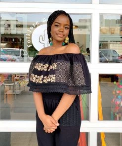 Folklore & Tradition Bottoms Campesina Jumper - Gold