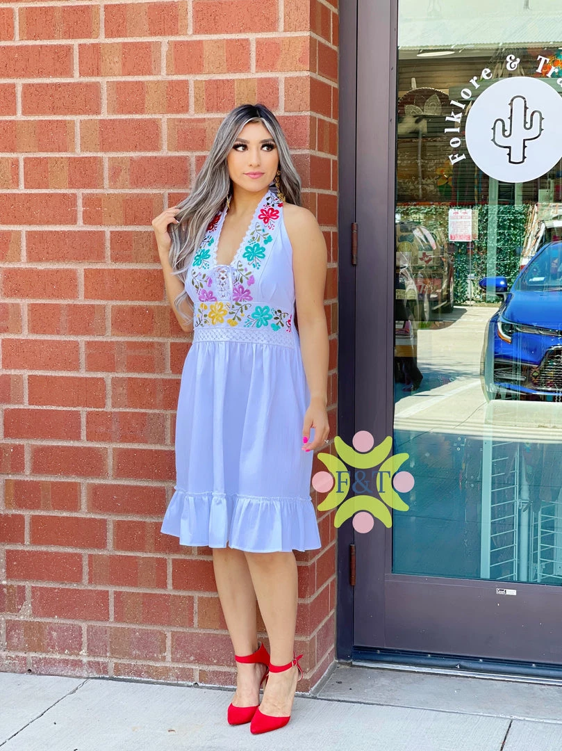 Folklore & Tradition Nena Halter Dress Traditional 1 Folklore & Tradition Nena Halter Dress Traditional