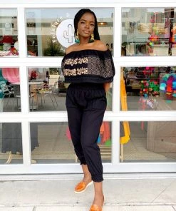 Folklore & Tradition Bottoms Campesina Jumper - Gold