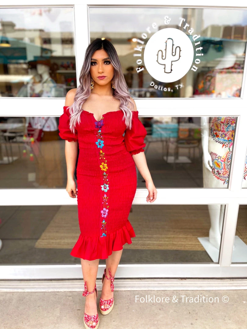 Folklore & Tradition Off-Shoulder Sexy Mermaid Dress 4 Folklore & Tradition Off-Shoulder Sexy Mermaid Dress