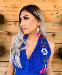 Folklore & Tradition Bottoms Sophie Jumper - Azul Silk