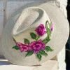 Folklore & Tradition Plum Rose Palm Beach Hat