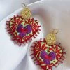 Folklore & Tradition San Antonino Hearts No.19 Earrings