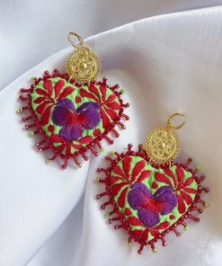 Folklore & Tradition San Antonino Hearts No.19 Earrings