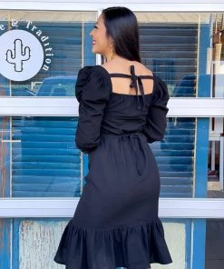 Folklore & Tradition Carmencita Puff-Sleeve Dress Traditional