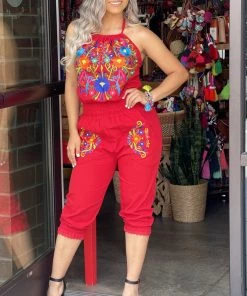 Folklore & Tradition Sinaloa Jumpsuit Bottoms