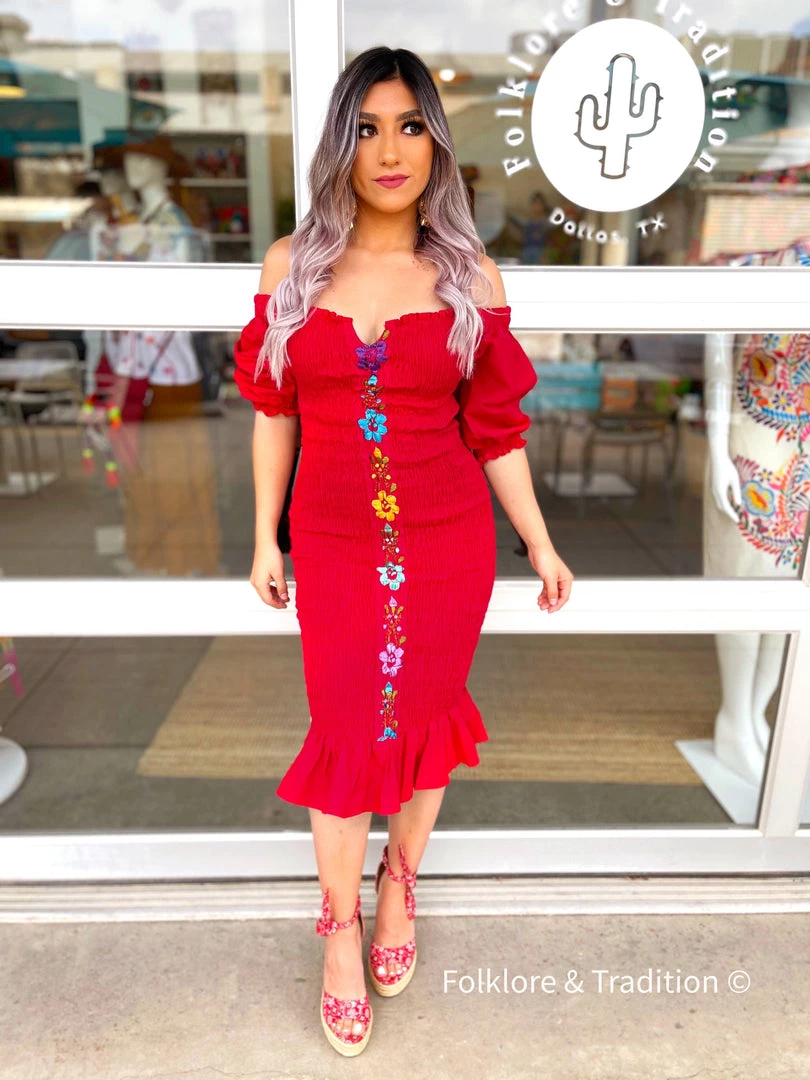 Folklore & Tradition Off-Shoulder Sexy Mermaid Dress 5 Folklore & Tradition Off-Shoulder Sexy Mermaid Dress