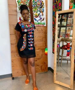 Folklore & Tradition Traditional Margarita Poblana - Black