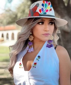 Folklore & Tradition Traditional Susset Halter Dress - White