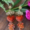 Folklore & Tradition Heart Filigree No.04 Earrings