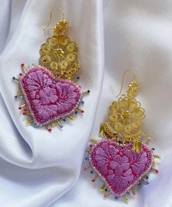 Folklore & Tradition San Antonino Hearts No.04 Earrings