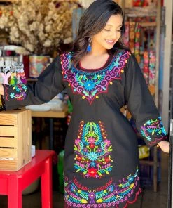 Folklore & Tradition Long-Sleeve Reina Dress Traditional