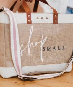 Folklore & Tradition Shop Small Jute Crossbody Tote