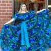 Folklore & Tradition Chiapas - Royal Blue Silk