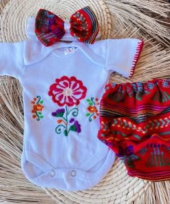 Folklore & Tradition Baby Fiesta Set (Red)