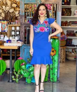 Folklore & Tradition Ruffled Chula Dress