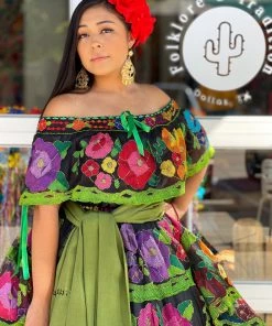 Folklore & Tradition Chiapas Dress - Petatillo Chiapas Folklorico Collection
