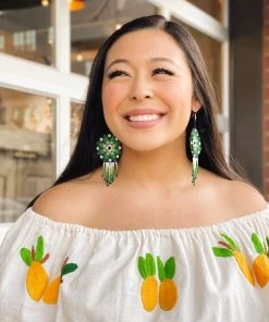 Folklore & Tradition Lemon Lace Top