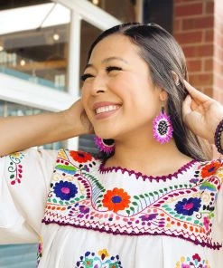 Folklore & Tradition Tops Floral Loose-Fitted Top