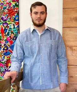 Folklore & Tradition Denim Guayabera MEN
