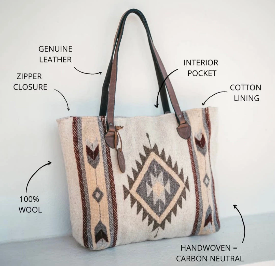 Folklore & Tradition Snowflake Tote BAGS 5 Folklore & Tradition Snowflake Tote BAGS