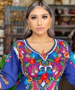 Folklore & Tradition Traditional Mid-Sleeve Dress