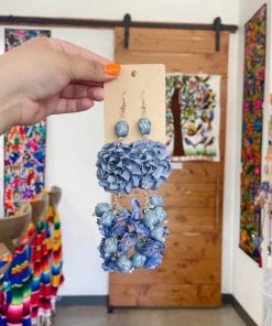 Folklore & Tradition Extravagant Palm Drop Earrings