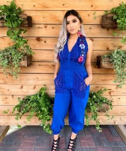 Folklore & Tradition Bottoms Sophie Jumper - Azul Silk