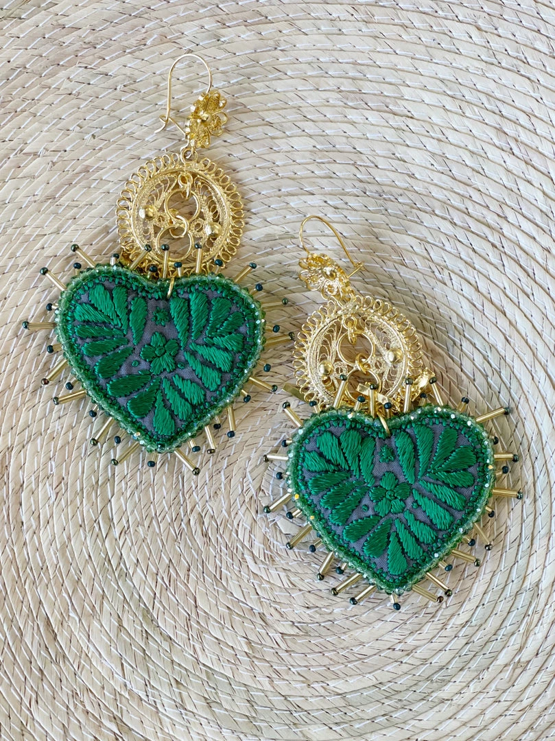 Folklore & Tradition San Antonino Hearts No.07 Earrings 1 Folklore & Tradition San Antonino Hearts No.07 Earrings