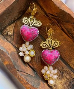 Folklore & Tradition Earrings Heart Filigree No.11