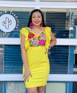 Folklore & Tradition Traditional Ruffled Verano Dress